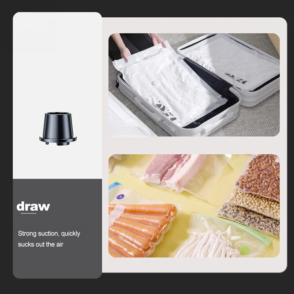 Car Vacuum Cleaner Strong Suction Cleaning Cordless Portable Handhled Air Duster Home Appliance Powerful Blower Cleaning Machine