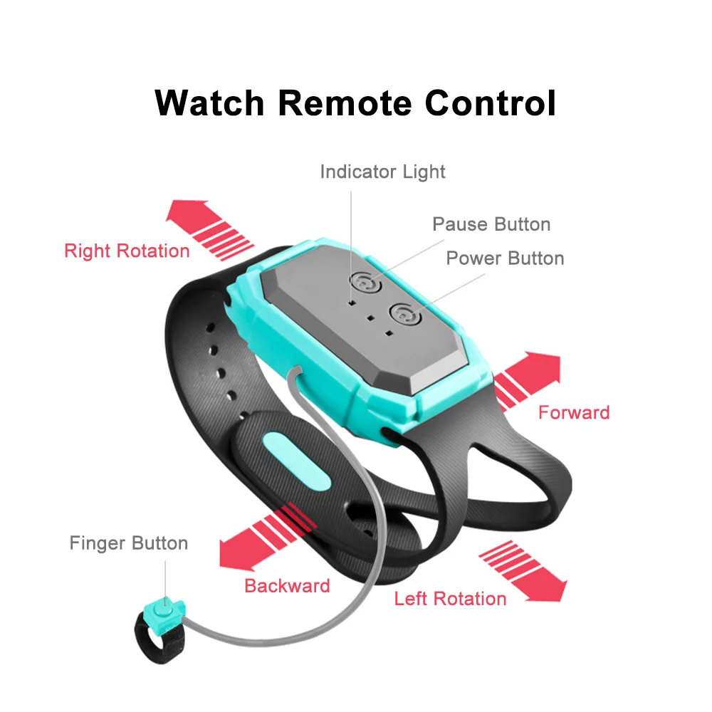 Amphibious Remote Control Car Gesture Sensor 4WD Off-Road Toy Car 360 Degree Rotating Waterproof RC Stunt Car for Kids Gifts