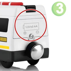 Remote Control Train with Magnetic Connection, Battery Operated Train for Toddlers, Compatible with Thomas, Brio, Chuggington