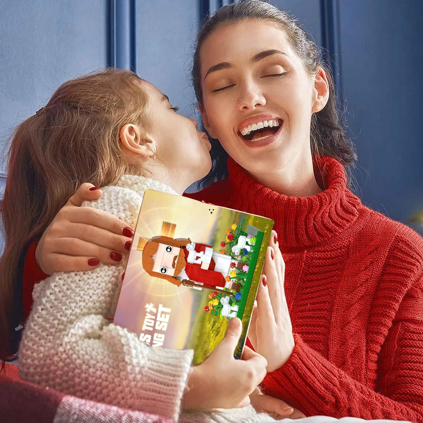 324 Stück Jesus Bausteine Set Kreuzigung Pate Weihnachtsgeschenke für Jungen und Mädchen