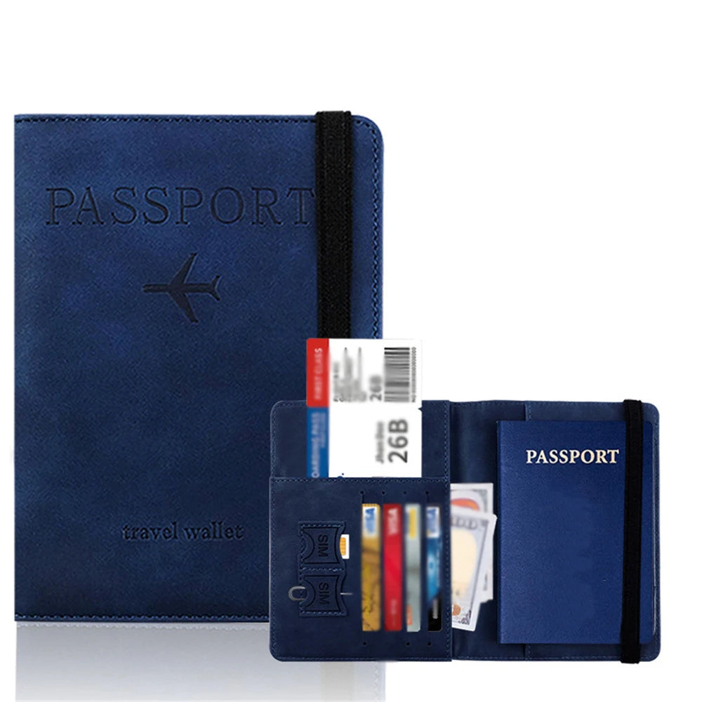 Credit Card Holder Passport Holder Passport Bag Travel Cover Case RFID Wallet