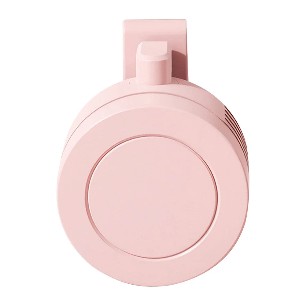 Mini Shirt Fan Wearable Handheld Fan Rechargeable Personal Body Fan for Outdoor Work Hiking Travel