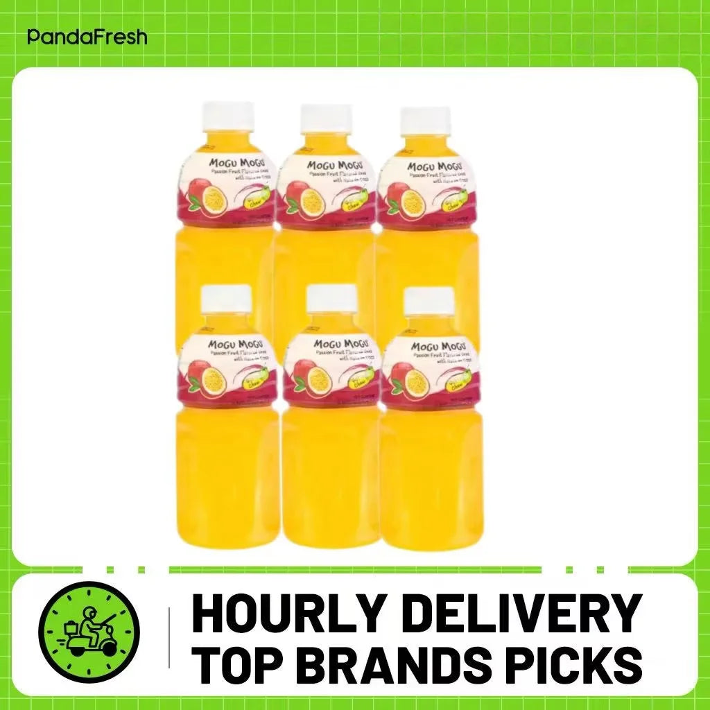 Mogu Mogu Passion Fruits with Nata de Coco 320ml*6