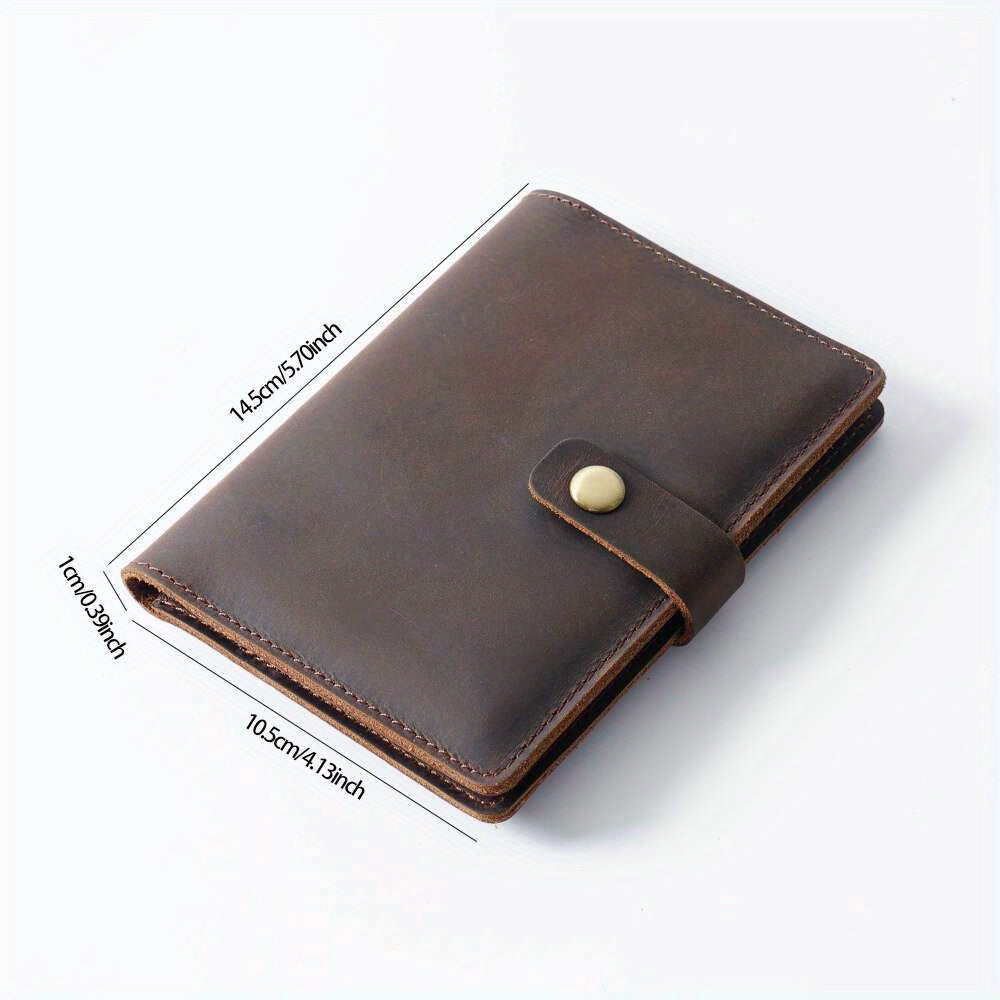 Luxury White Calfskin Leather Passport Bag - Multifunctional Holder for Cards, Tickets, and Documents - Elegant Design, Durable