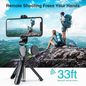 Bluetooth Selfie Tripod Telescopic Stick Remote Monopod Extendable Phone Holder