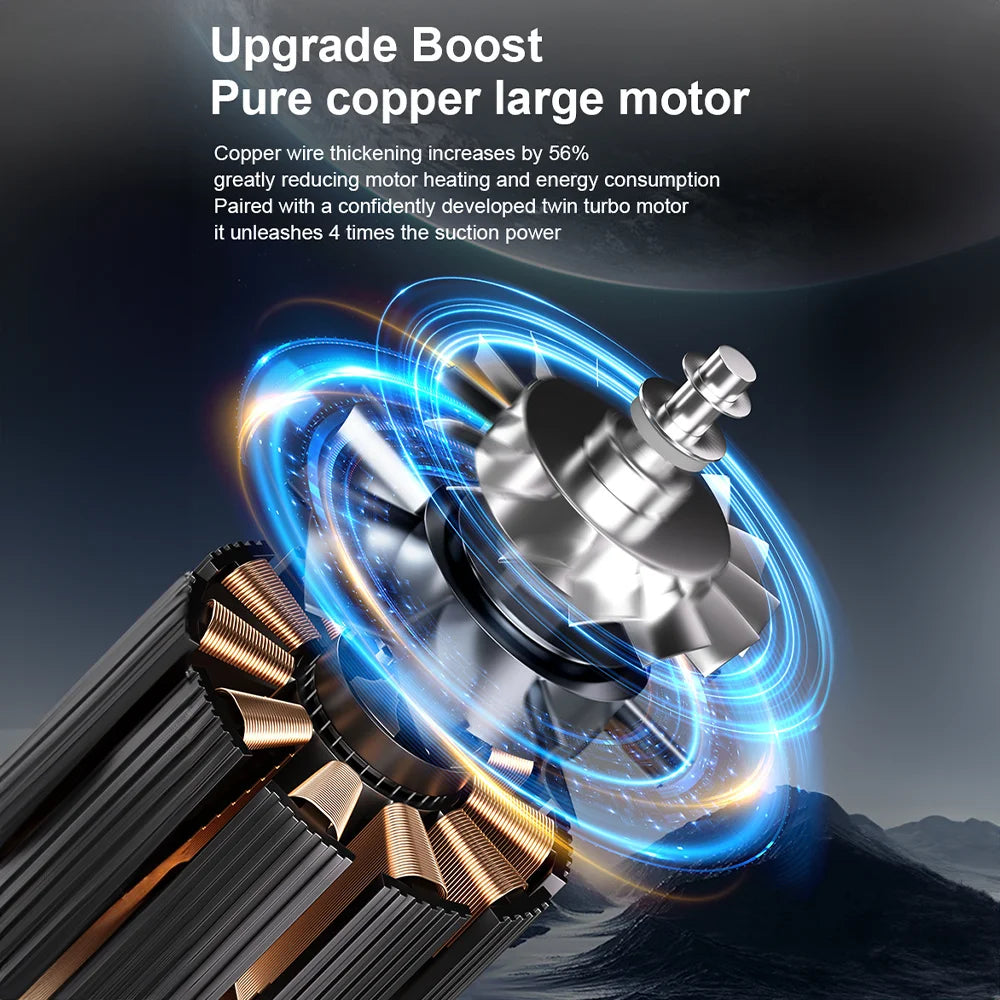 Car Vacuum Cleaner Wireless Portable Handheld Cleaning Machine Strong Suction Air Duster Cleaner Home Appliance Powerful Blower