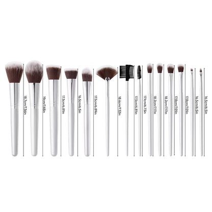 Voltsify Set of Professional Makeup Brush Tools Makeup Brush Soft Fiber Hair Cosmetic Beauty Tools