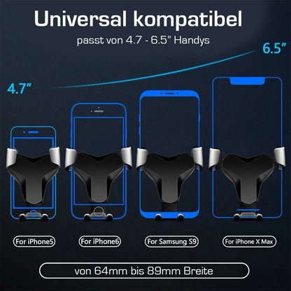 Podofo Gravity Car Holder For Phone in Car Air Vent Mount Clip Cell Holder No Magnetic Mobile Phone Stand For iPhone 13 Xiaomi