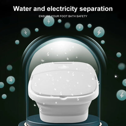 Portable Durable Foldable Heating Automatic Foot Bath Tub Thermostatic For Home To Promote Blood Circulation