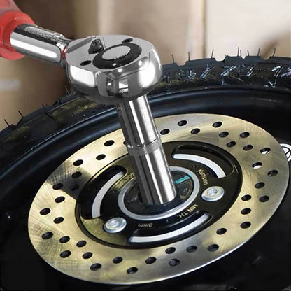 46-Piece Socket Wrench Set for Home Hardware Maintenance Auto Motorcycle Bicycle Repair with Black Case Garage Tool Kit