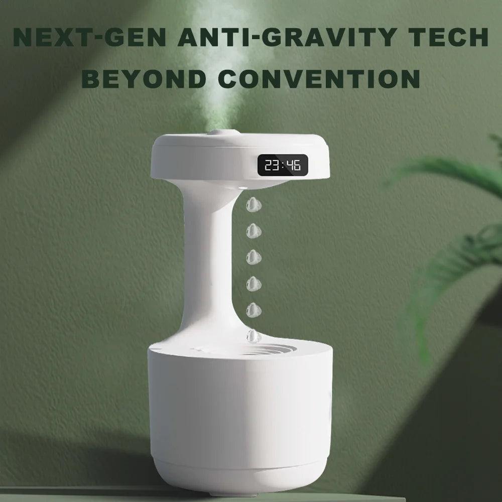 Gravity-Defying Water Droplet Humidifier USB Electric Aroma Diffuser Large Capacity Home-Use Silent Spray Air Humidifier