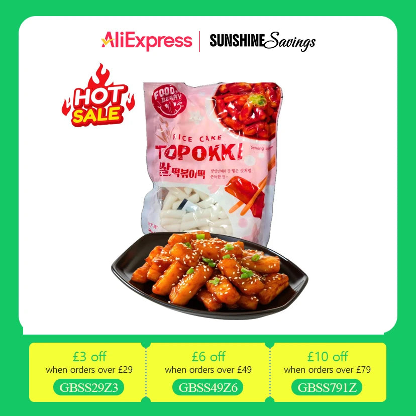 Food Berry, Topokki Rice Cake, 500g/pack