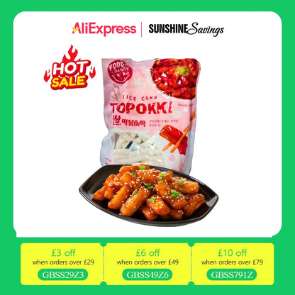 Food Berry, Topokki Rice Cake, 500g/pack