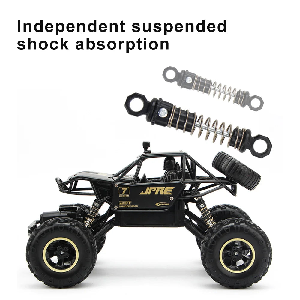 Remote Controlled Car 2.4 GHz RC Car 1:18 Off-road Remote Control Climbing Vehicle Outdoor Cars Toys for Boys Girls Gifts