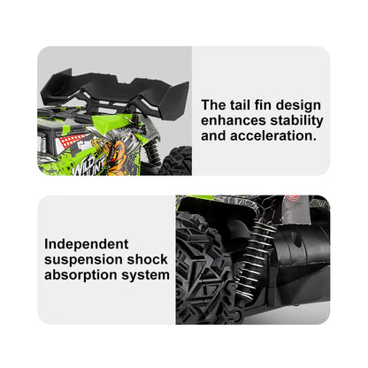 1:14 Scale RC Car for Kids Adults 20KM/H High Speed 4WD Off-Road Remote Control Truck 2.4GHz Toy Vehicle Gift for Teens and 6+