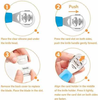 6 Pcs Foot Rasp File Scrubber Hard Dead Rough Skin Callus Remover