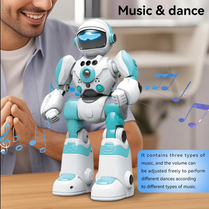 Electric Toy Robot Model Remote Control Music Dancing Gesture Control Intelligent Voice Robot  for Boys and Girls Gift