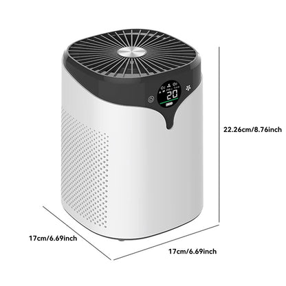 PM2.5 Air Purifier Negative Ion Purifier Pet Hair Dust Smog Air Purifier with Digital Display & Timer for Home