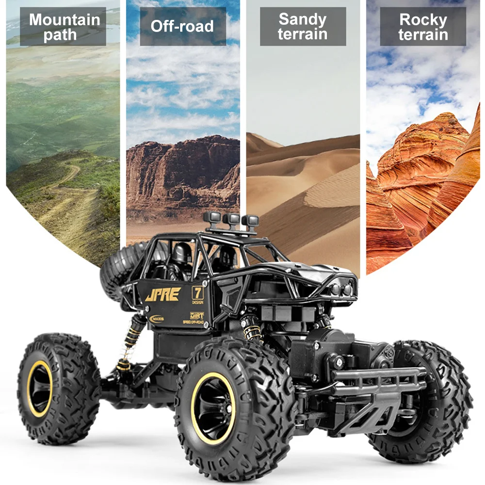 Remote Controlled Car 2.4 GHz RC Car 1:18 Off-road Remote Control Climbing Vehicle Outdoor Cars Toys for Boys Girls Gifts