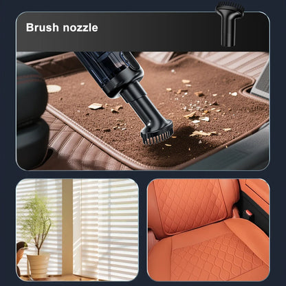 Portable Vacuum Cleaner Wireless Handheld Car Vacuum Cleaner 16000Pa Strong Suction Cleaning Machine for Carpet Sofa Bed Floor