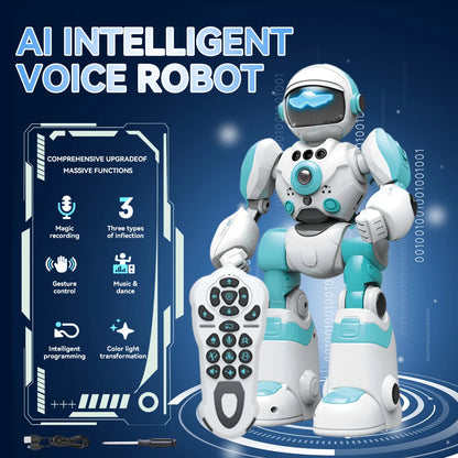 Electric Toy Robot Model Remote Control Music Dancing Gesture Control Intelligent Voice Robot  for Boys and Girls Gift