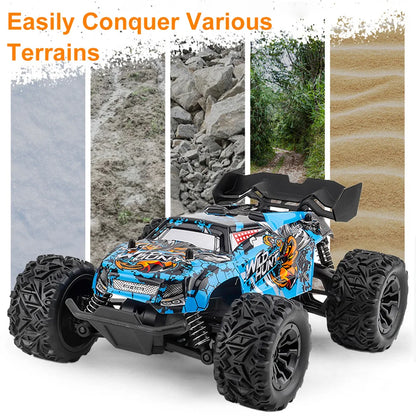 1:14 Scale RC Car for Kids Adults 20KM/H High Speed 4WD Off-Road Remote Control Truck 2.4GHz Toy Vehicle Gift for Teens and 6+