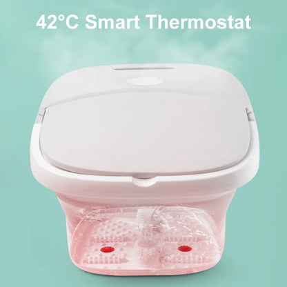 Portable Durable Foldable Heating Automatic Foot Bath Tub Thermostatic For Home To Promote Blood Circulation