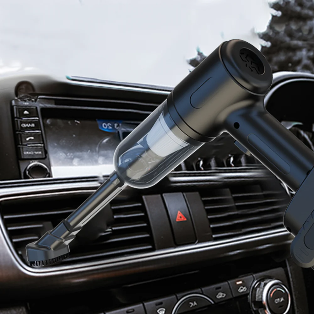Car Vacuum Cleaner Strong Suction Cleaning Cordless Portable Handhled Air Duster Home Appliance Powerful Blower Cleaning Machine
