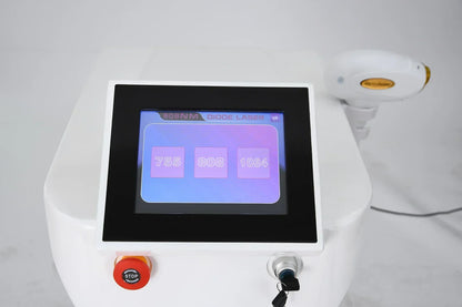 808 Diode Laser Hair Removal Machine 755 808 1064nm Wavelengths Cooling Head Painless Laser Epilator Face Body Hair Removal