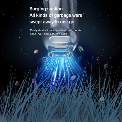 Wireless Car Vacuum Cleaner Suction Blowing Charging Extraction 4 in 1 Dust Removal With 4000Mah Battery and Flat Long Nozzle