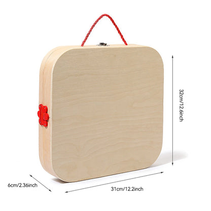 Wooden Kids Tool Set Montessori Educational Toys Animal Building Blocks Assembly Learning Gift for Boys and Girls 3-6 Age