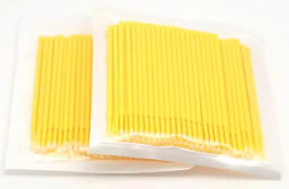 100pcs Micro Applicators Brushes Disposable Eyelash Extension Micro Brushes