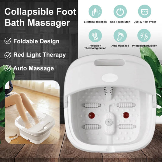 Portable Durable Foldable Heating Automatic Foot Bath Tub Thermostatic For Home To Promote Blood Circulation