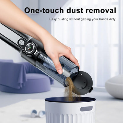 Portable Vacuum Cleaner Wireless Handheld Car Vacuum Cleaner 16000Pa Strong Suction Cleaning Machine for Carpet Sofa Bed Floor
