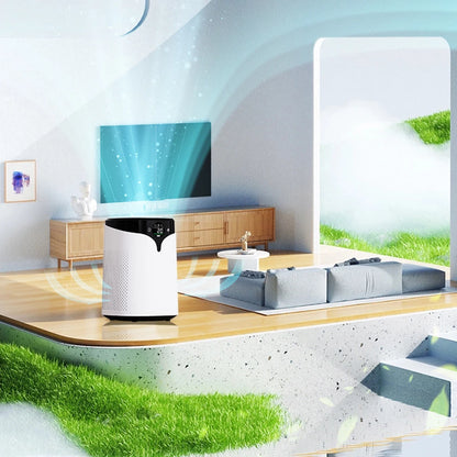PM2.5 Air Purifier Negative Ion Purifier Pet Hair Dust Smog Air Purifier with Digital Display & Timer for Home