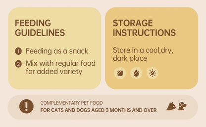 Hipaws All Natural Quail Egg Yolk Freeze-Dried Cat Treats Toppers (100g Tube), Fresh Quail Egg Yolk Dog Treats