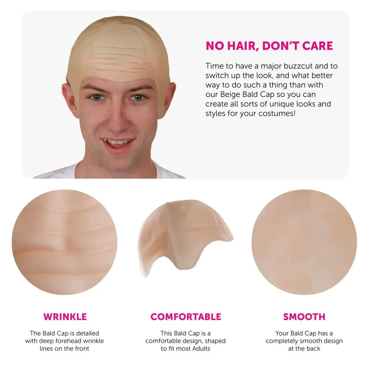 Mr Worldwide Adult Accessory Set | Bald Cap + Sunglasses + Black Soul Patch | Famous Costume | Pitbull Inspired Outfit