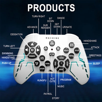 Quadruped Remote Control Programming Simulation AI Robot Dog Voice Interaction Electric Childrens Intelligent Mechanical Dog Toy