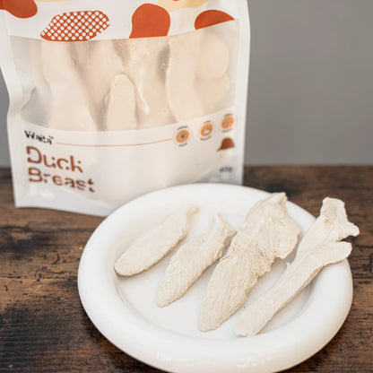 Waita Freeze Dried Duck Breast Dog/Cat Pet Treats 40g/250g - Premium Raw Rich Novel Protein