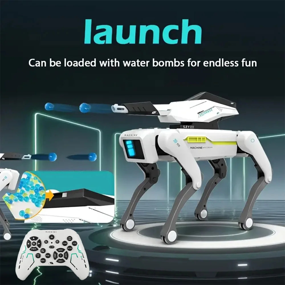 Quadruped Remote Control Programming Simulation AI Robot Dog Voice Interaction Electric Childrens Intelligent Mechanical Dog Toy