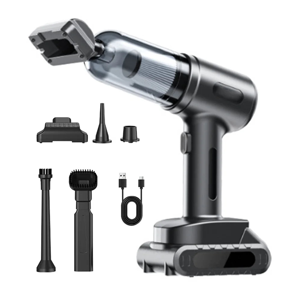 Car Vacuum Cleaner Strong Suction Cleaning Cordless Portable Handhled Air Duster Home Appliance Powerful Blower Cleaning Machine