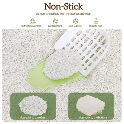 Ezskuup Non-Stick Ultra Clumping Cassava Tofu Cat Litter Odour Control Low Tracking Kitty Litter Plant-Based Ingredient 4KG/PACK