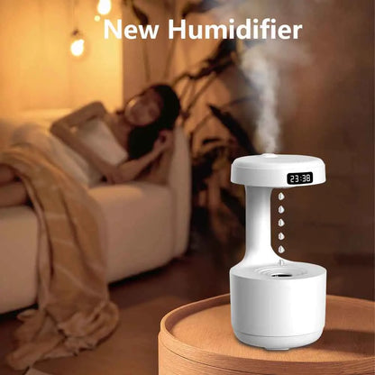 Gravity-Defying Water Droplet Humidifier USB Electric Aroma Diffuser Large Capacity Home-Use Silent Spray Air Humidifier
