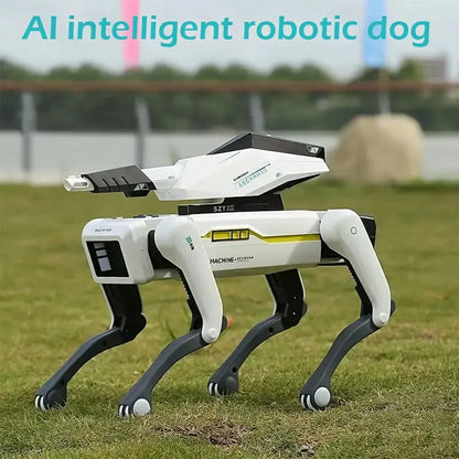 Quadruped Remote Control Programming Simulation AI Robot Dog Voice Interaction Electric Childrens Intelligent Mechanical Dog Toy