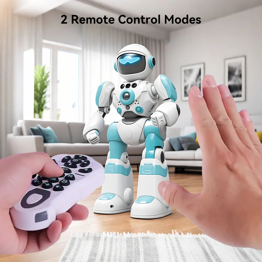 Electric Toy Robot Model Remote Control Music Dancing Gesture Control Intelligent Voice Robot  for Boys and Girls Gift