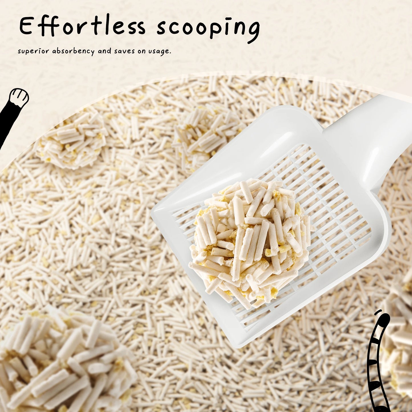 Cococat Plant-based Tofu Cat Litter - Biodegradable Clumping Litter, Dust-free and Easy Scooping, Flushable, Jasmi