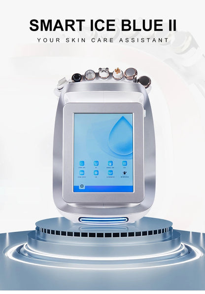 The Latest Generation Small Bubble Dermabrasion Machine - 8 In 1 Aqua Facial Peel, BIO Facial Wrinkle Remover & Skin Cleansing,