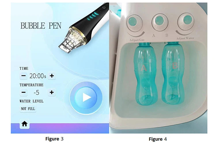 The Latest Generation Small Bubble Dermabrasion Machine - 8 In 1 Aqua Facial Peel, BIO Facial Wrinkle Remover & Skin Cleansing,
