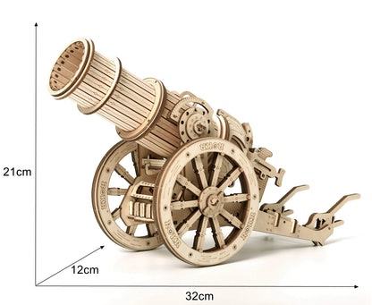 Robotime 3D Wooden Puzzle Medieval Siege Weapons Game Assembly Set Gift for Children Teens Adult War Strategy Toy KW401 KW801