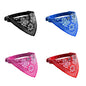 Pet Dog Collar with Triangle Bandana Scarf Medium Assorted Colours 0035 (Large Letter Rate)